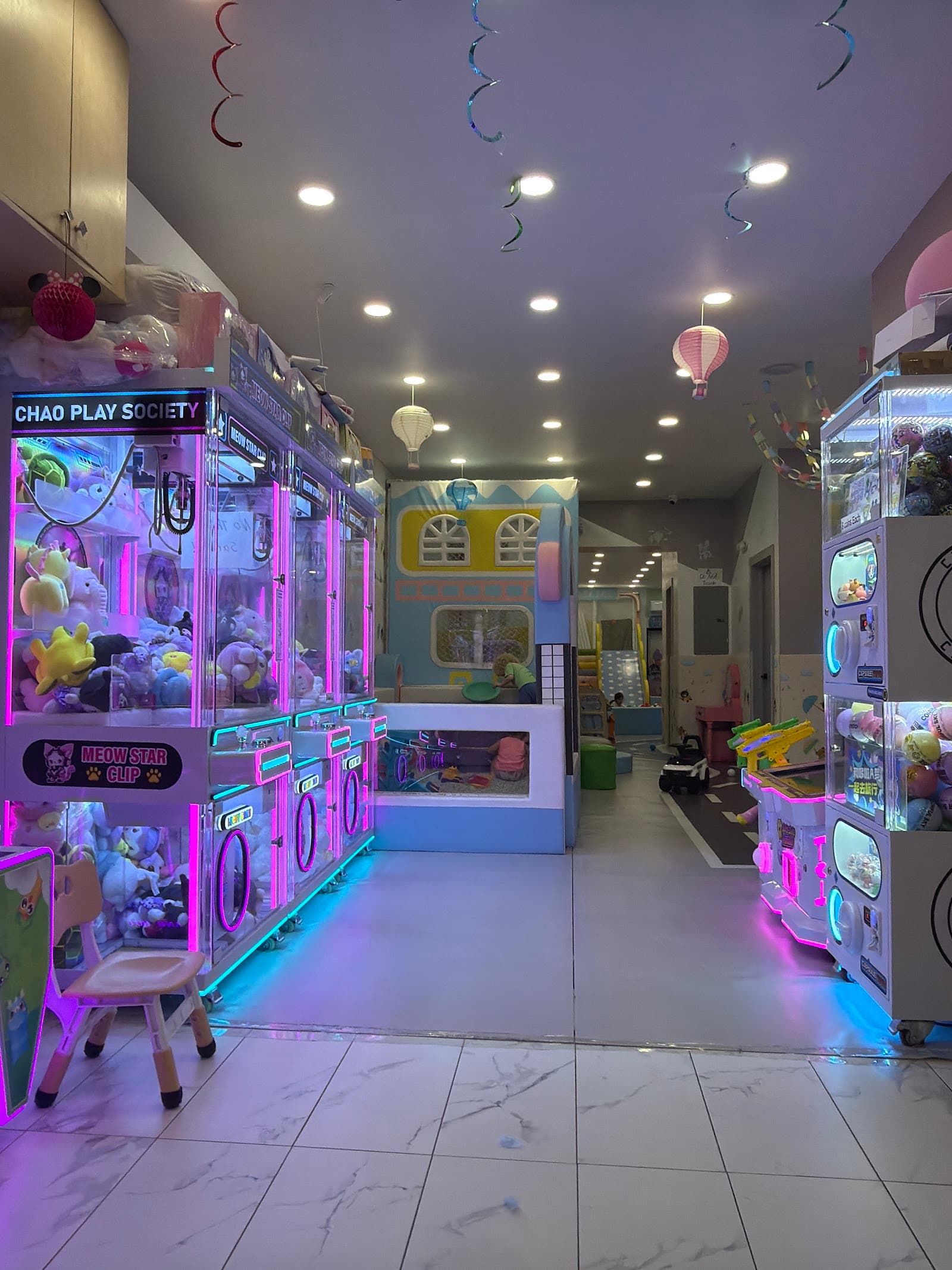 Inside WaWa Fun Island indoor playground, Brooklyn