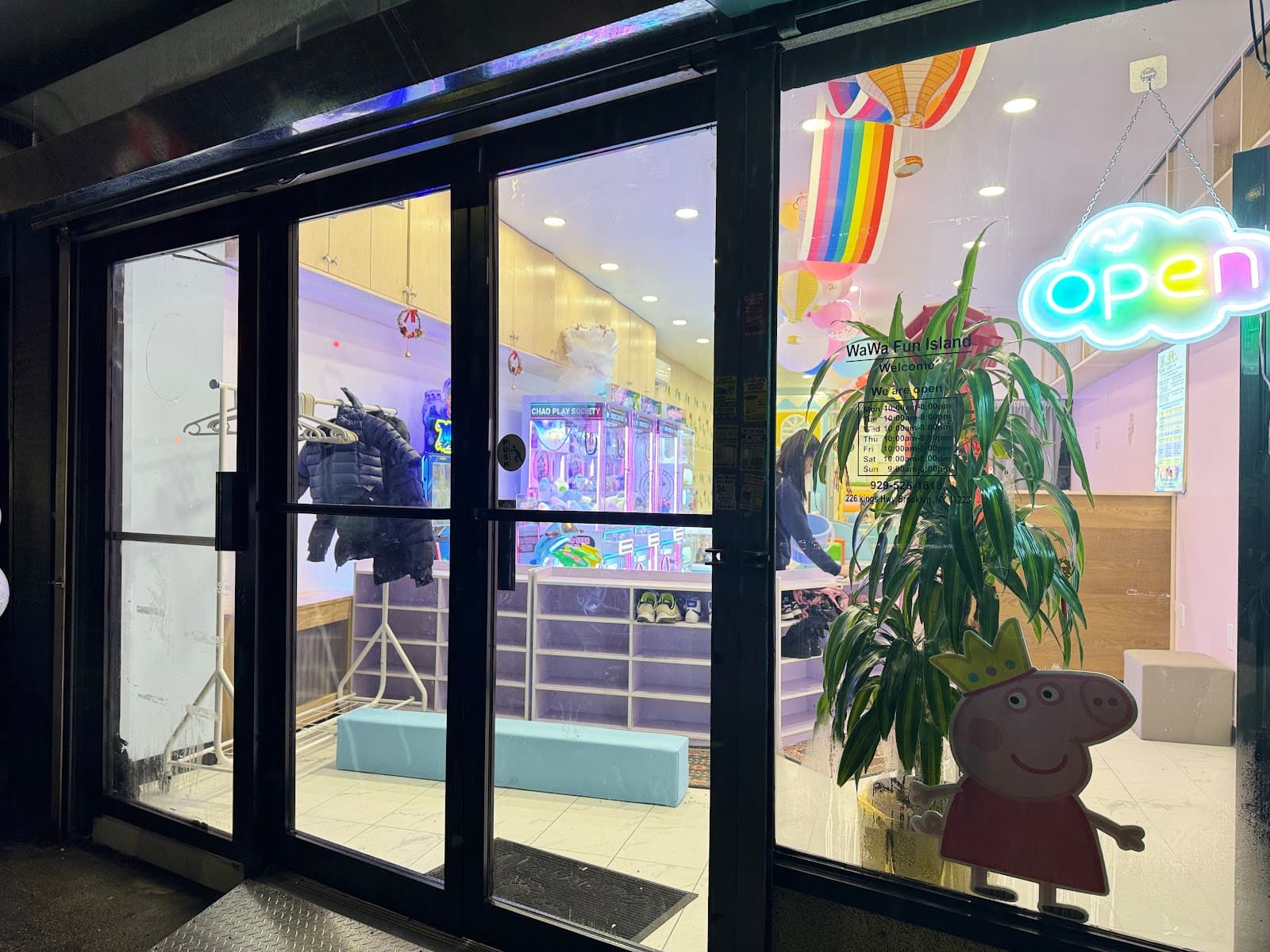 Inside WaWa Fun Island indoor playground, Brooklyn