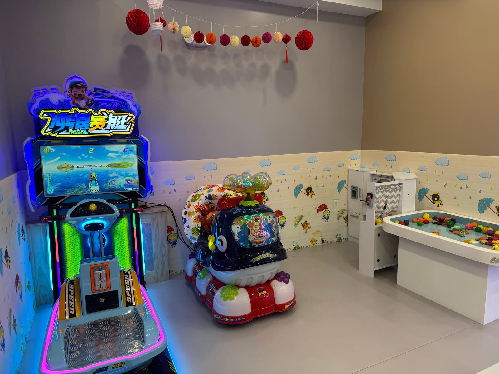 Inside WaWa Fun Island indoor playground, Brooklyn