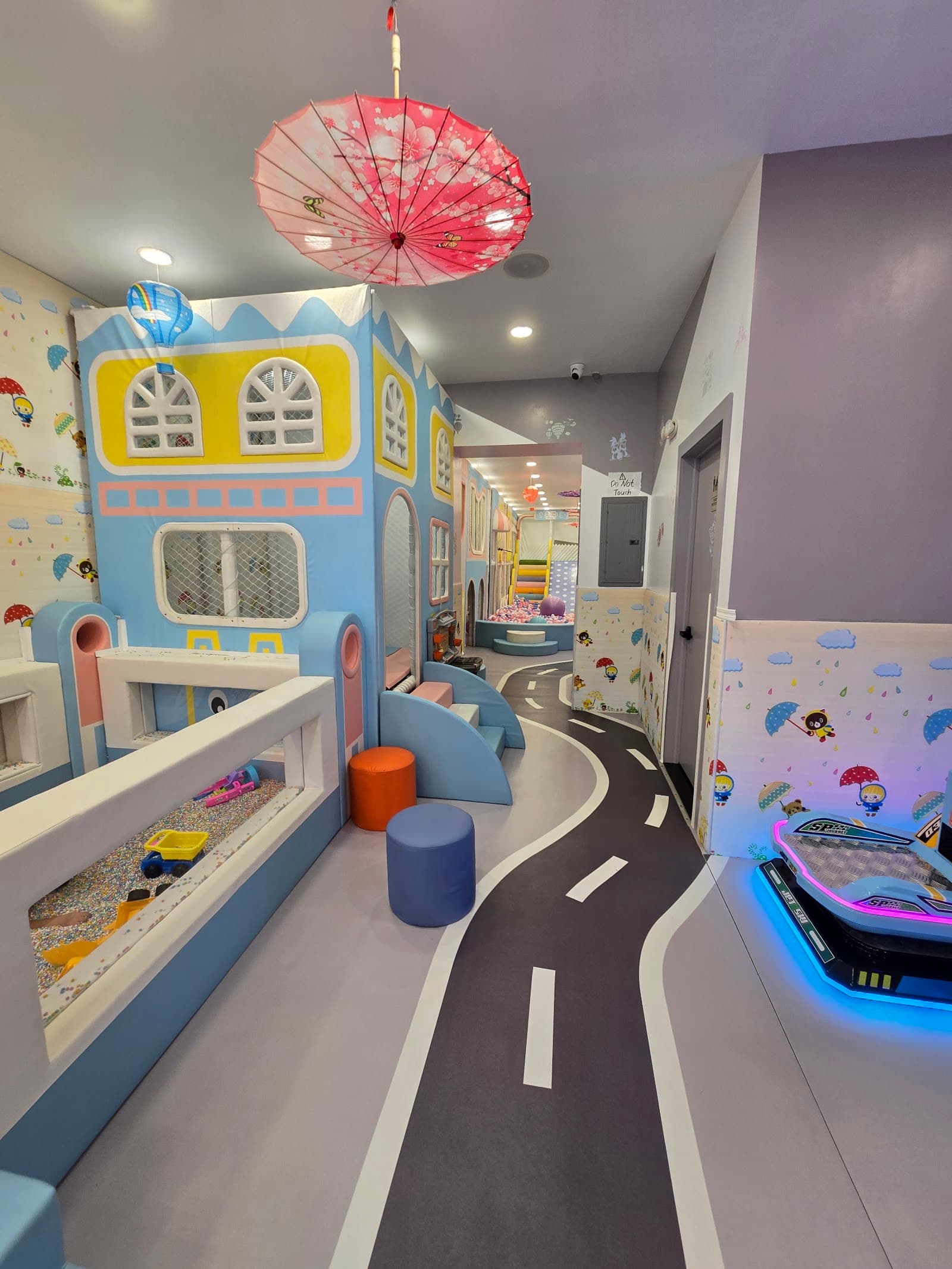Inside WaWa Fun Island indoor playground, Brooklyn