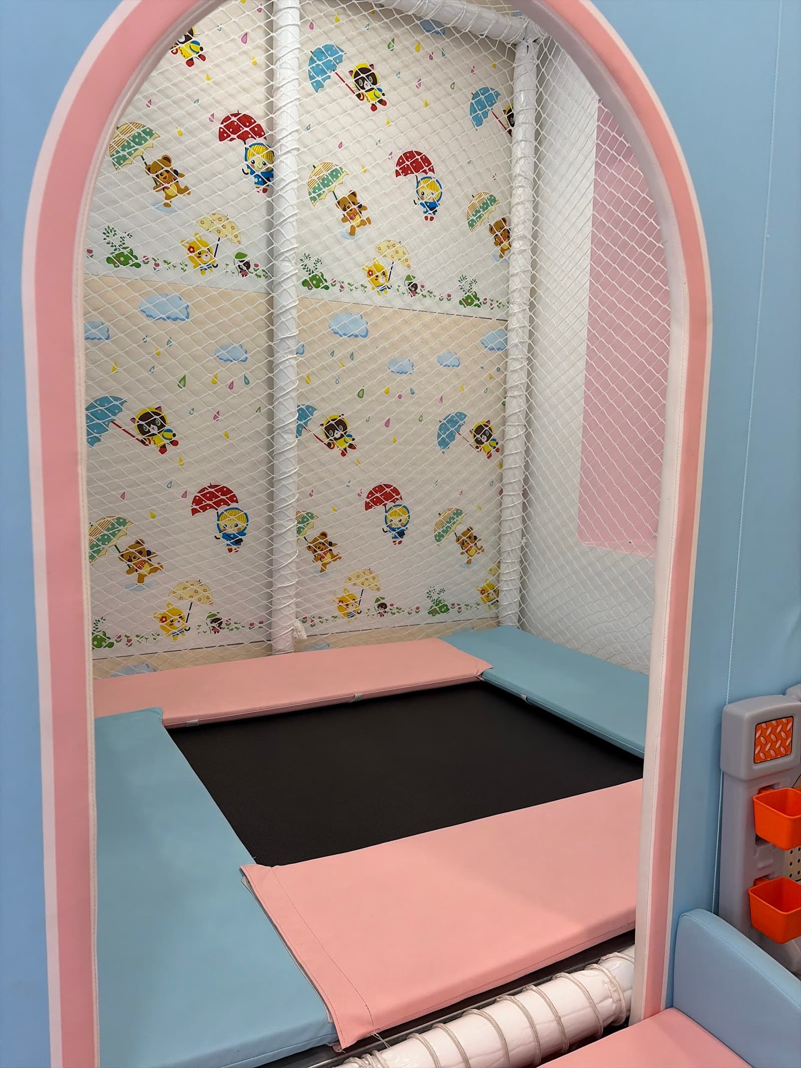 Inside WaWa Fun Island indoor playground, Brooklyn
