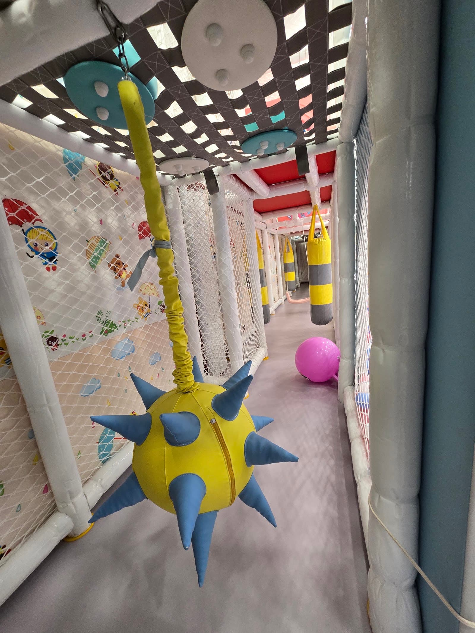 Inside WaWa Fun Island indoor playground, Brooklyn