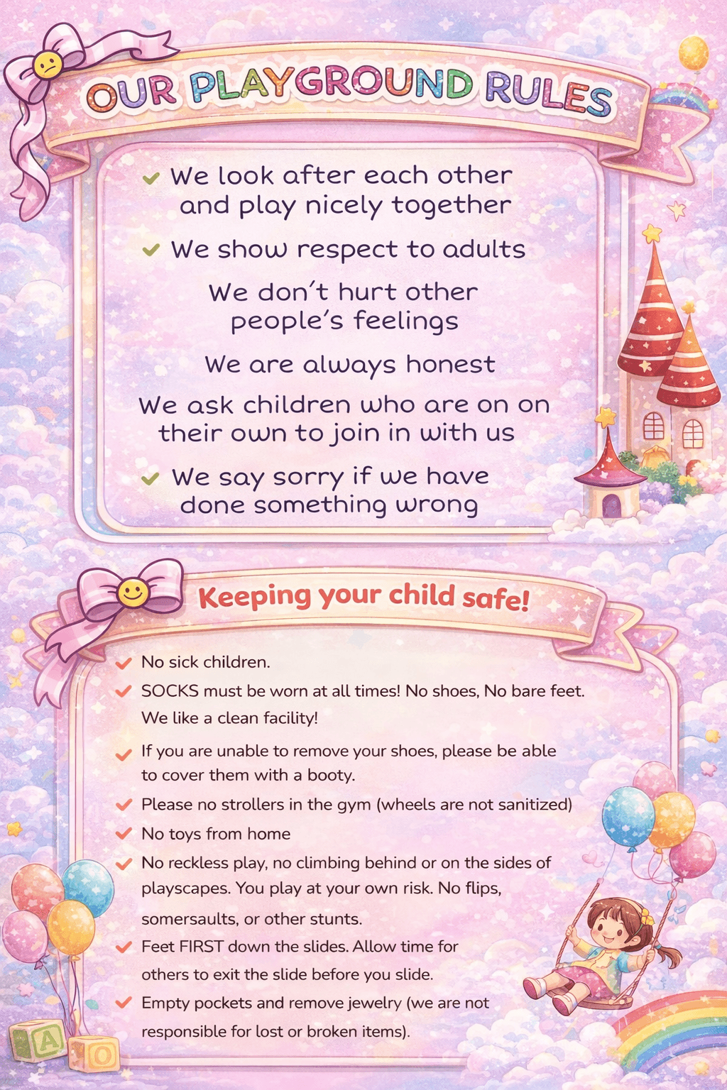 WaWa Fun Island Policies